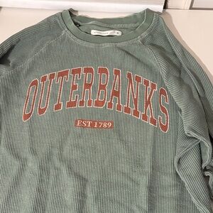 Altar'd State Sage Green Crewneck Sweater